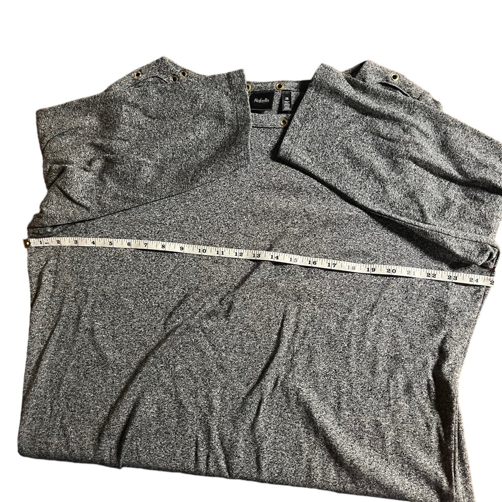 Rafaella women’s plus size 3X gray pullover top NWT - Picture 5 of 6